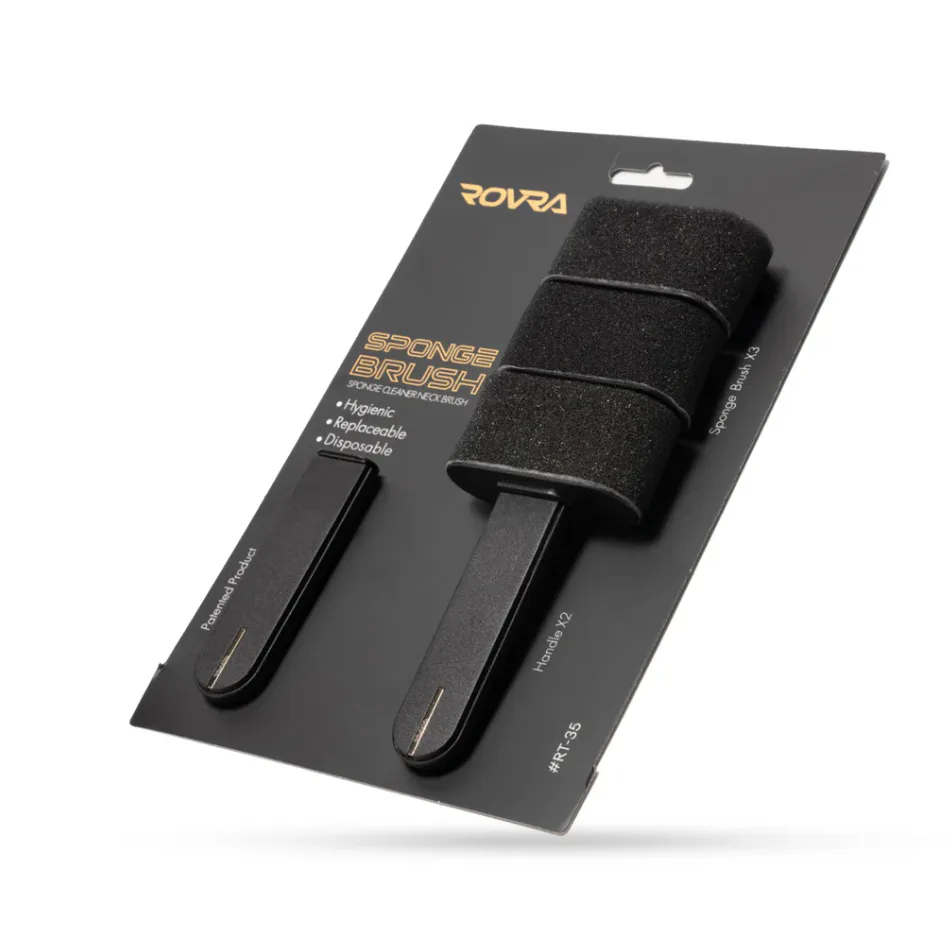 ROVRA Sponge Neck Duster Brush – houbičková oprašovací štětka na krk