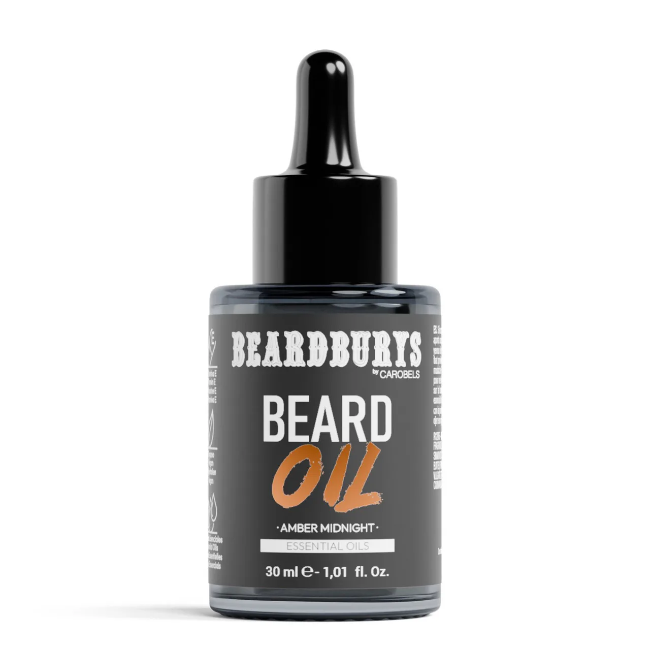 Olej na vousy BEARDBURYS Amber Midnight - 30 ml.