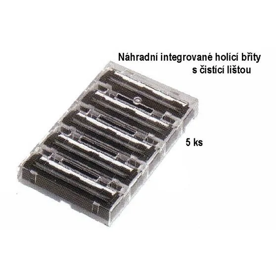 Náhradní integrované břity s čistící lištou MERKUR
