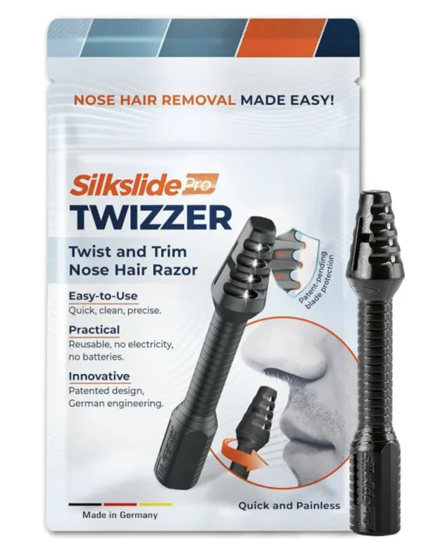 SILKSLIDE Pro TWIZZER – Twist & Trim Nose Hair Razor - Obrázek 1