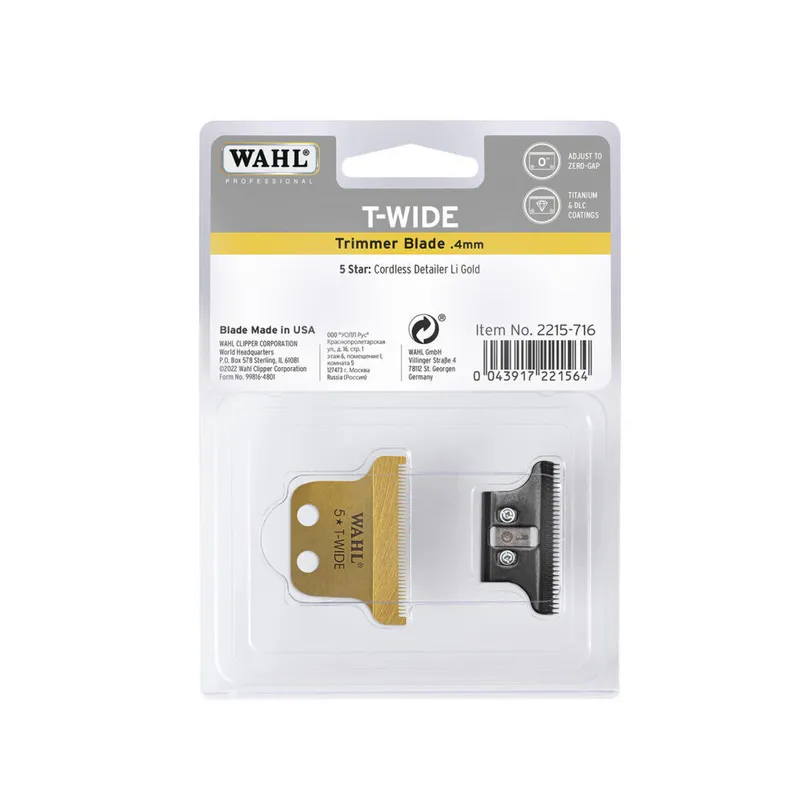 Střihací hlavice WAHL T-Wide Detailer Cordless - Obrázek 2
