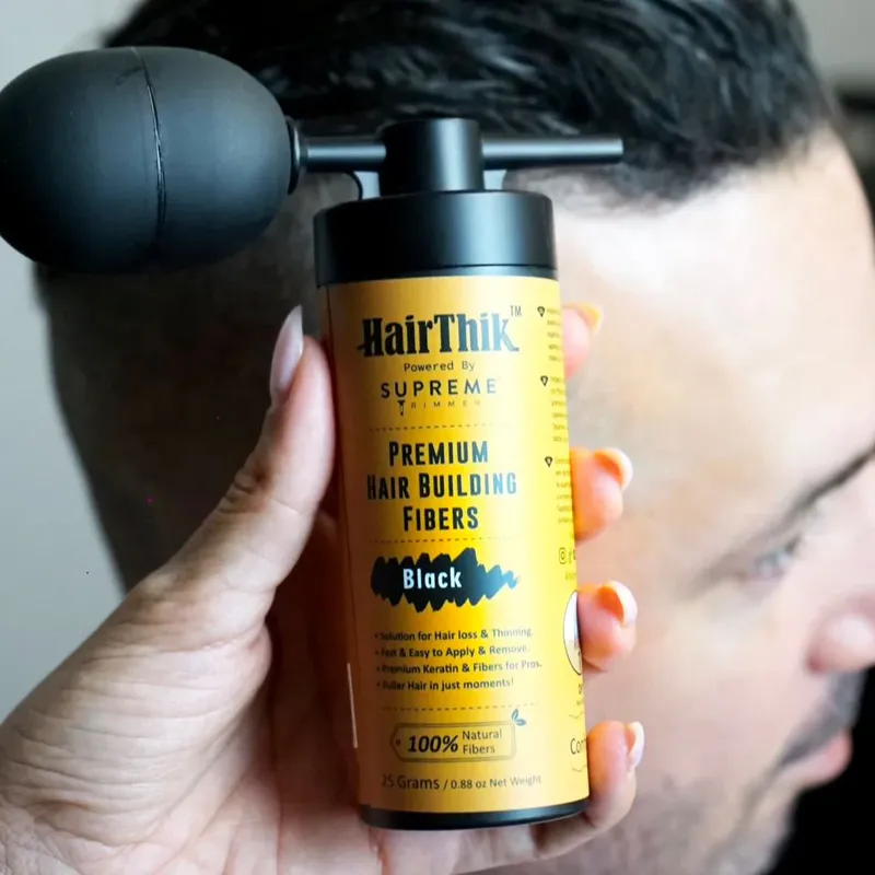 Vlasová vlákna s aplikátorem STpro Hair Thik na zahušťování vlasů - Obrázek 5