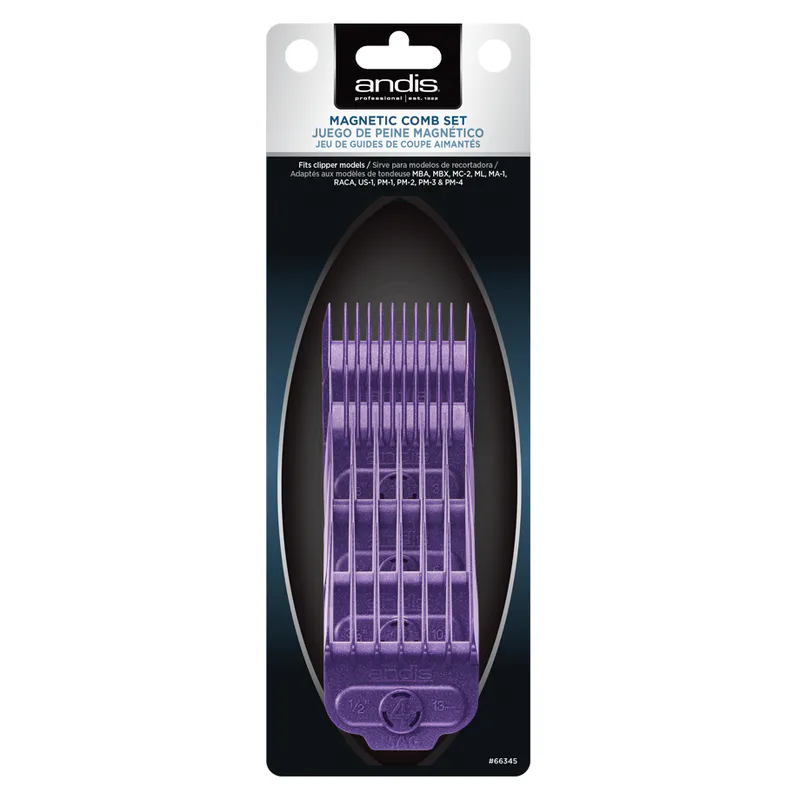 Sada magnetických hřebenů Andis - set I (1,5-13 mm) - Obrázek 3