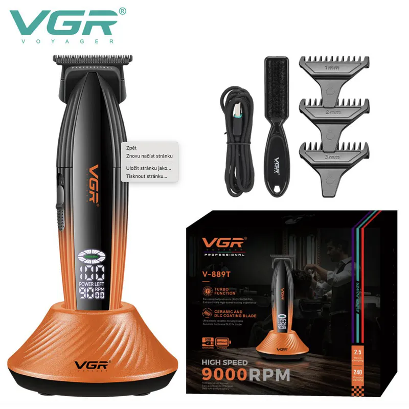 Profesionální trimmer VGR VOYAGER V-889T Trim - Obrázek 1