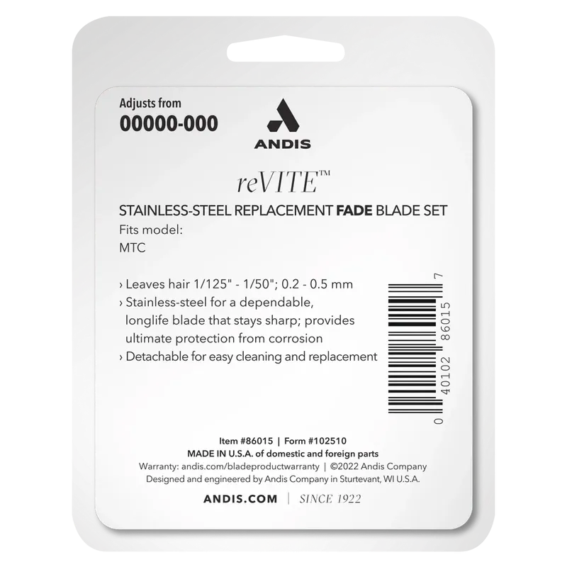 Střihací hlavice ANDIS reVITE Fade - Obrázek 3
