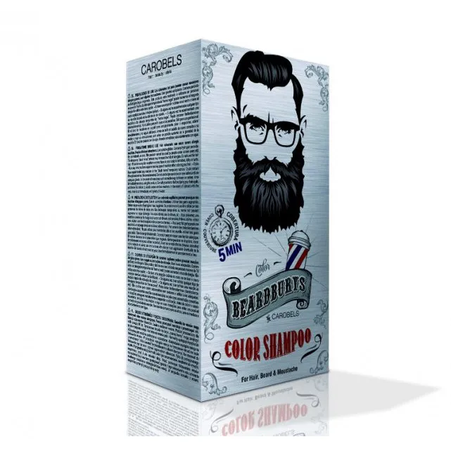 Beardburys barvící šampon na vlasy a vousy-černý - Obrázek 3