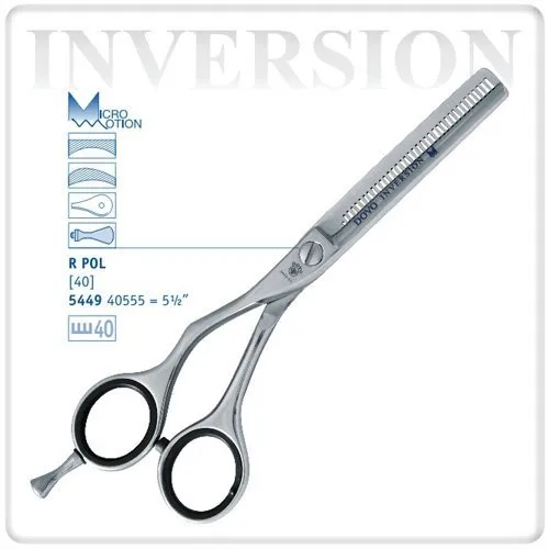 Kadeřnické nůžky DOVO 5449 40555 Inversion - 5,5" - efilační - Obrázek 1