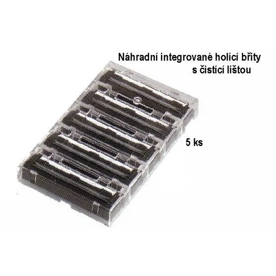 Náhradní integrované břity s čistící lištou MERKUR - Obrázek 1