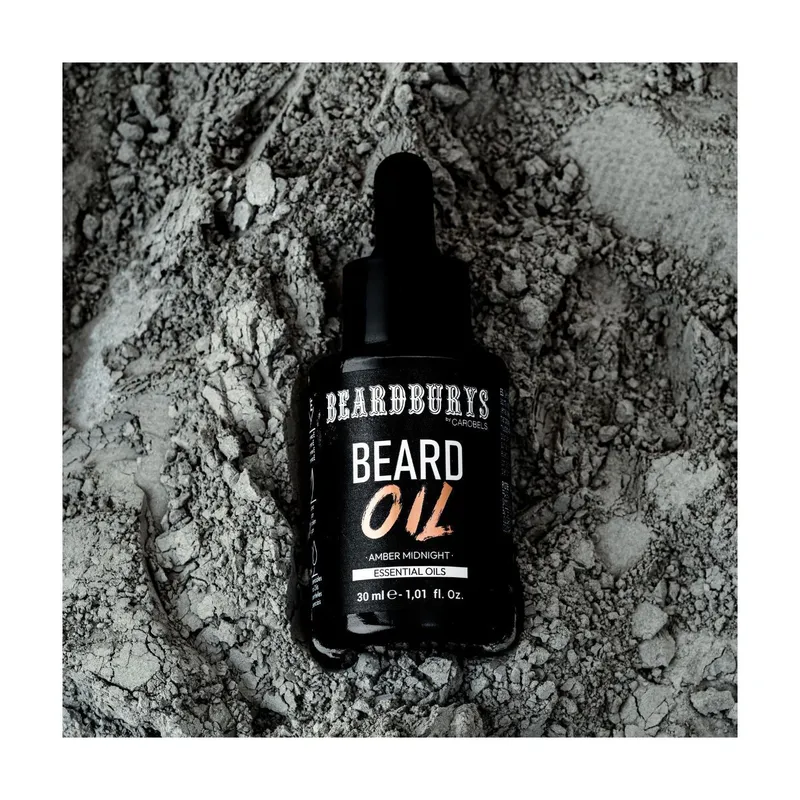 Olej na vousy BEARDBURYS Amber Midnight - 30 ml. - Obrázek 4