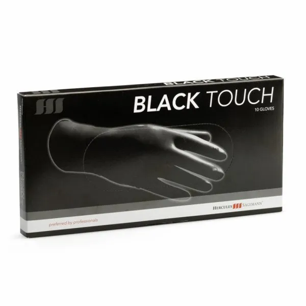 Latexové rukavice BLACK Touch 8151-5052 Hercules-M - Obrázek 1