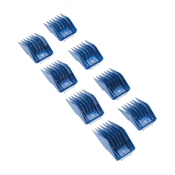 Sada plastových hřebenů Andis s kovovou sponou - set II (16-32 mm) - Obrázek 1