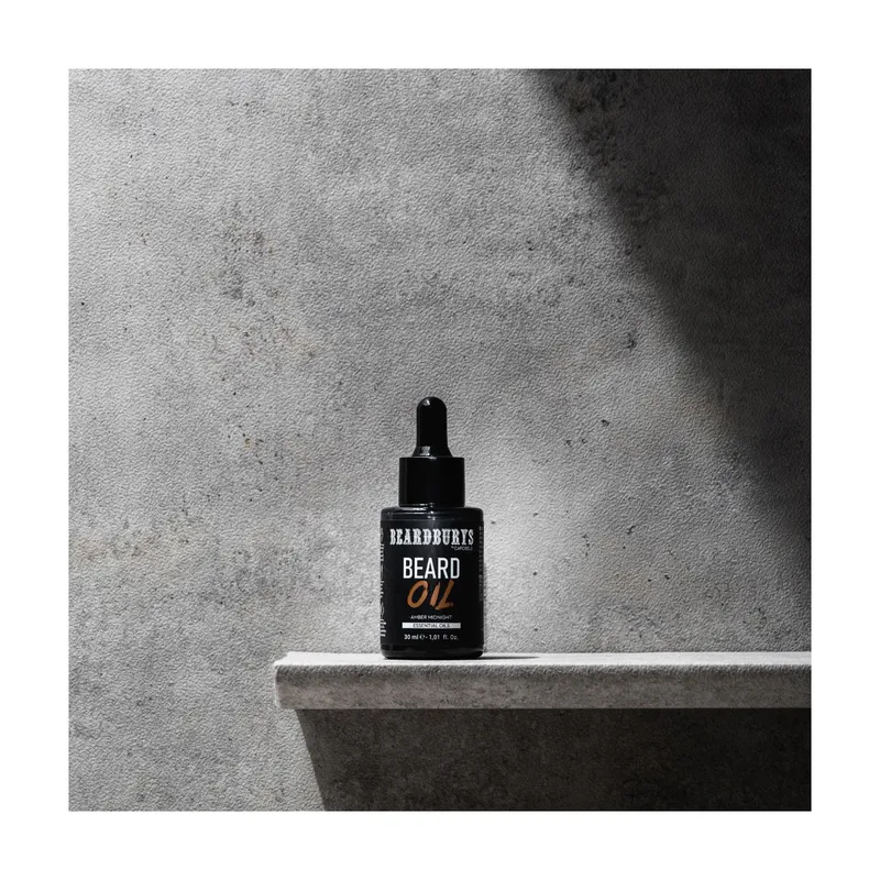 Olej na vousy BEARDBURYS Amber Midnight - 30 ml. - Obrázek 5