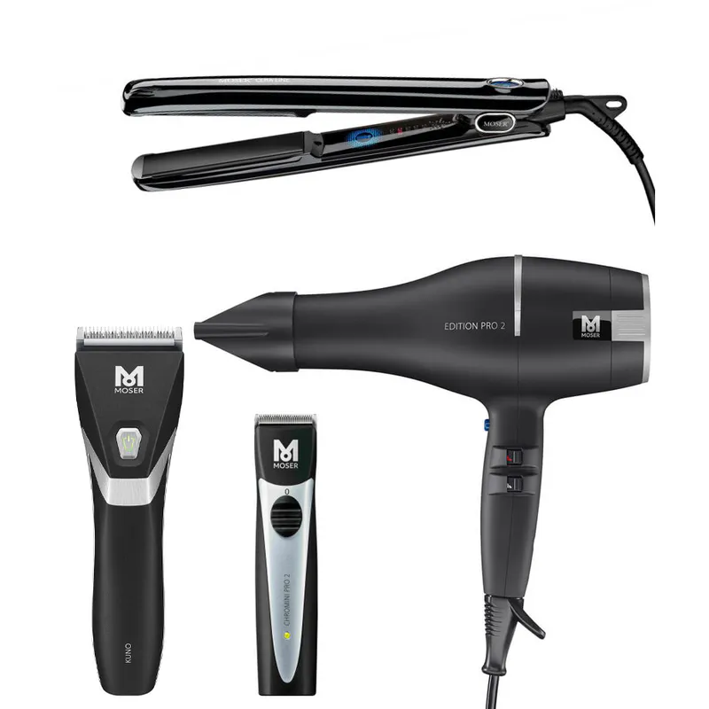 MOSER Ultimate Salon Set (Kuno + Chromini 2 + Edition Pro 2 + Ceraline) - Obrázek 1