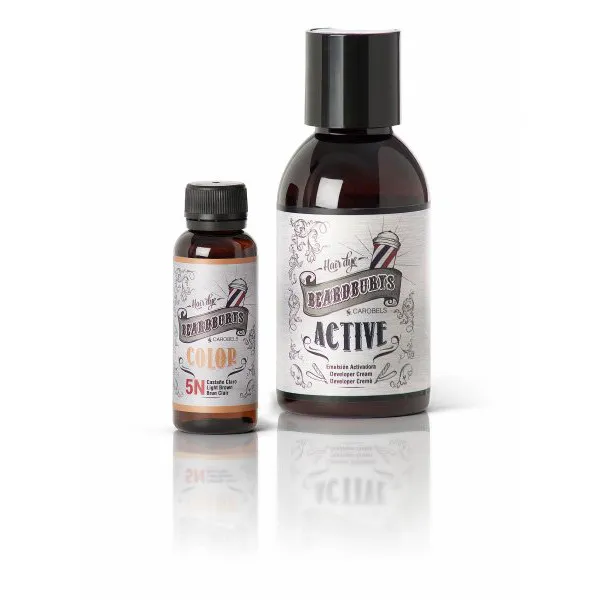 Beardburys barvící šampon na vlasy a vousy-světle hnědý - Obrázek 2
