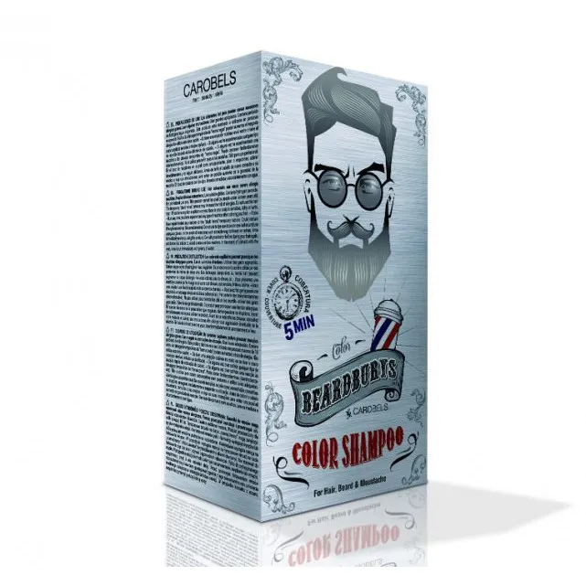 Beardburys barvící šampon na vlasy a vousy-šedivý - Obrázek 3