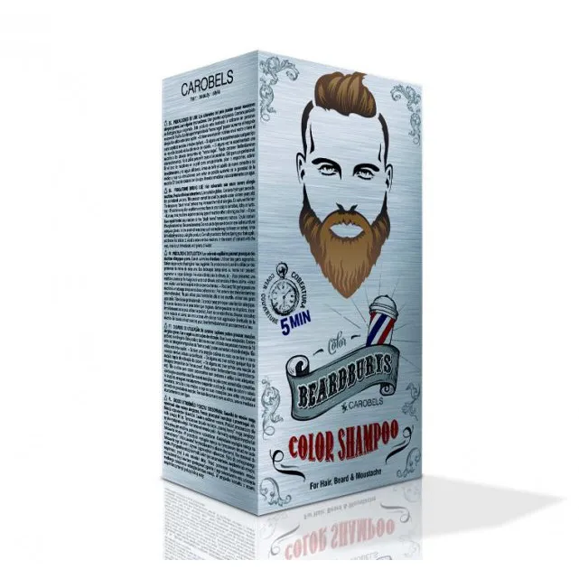 Beardburys barvící šampon na vlasy a vousy-světle hnědý - Obrázek 3